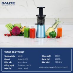 Máy ép chậm KL530