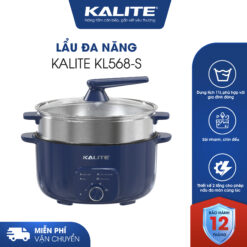 Nồi lẩu hấp KALITE KL568-S đa năng 2 tầng dung tích 11L
