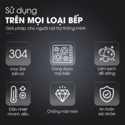 Kalite KSP1601 dùng trên mọi loại bếp